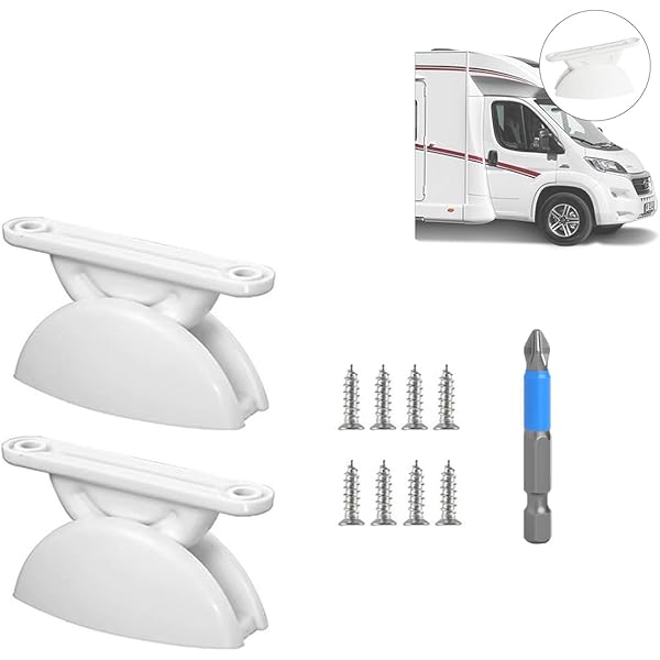 2 Pezzi Fermaporta Robusto Per Camper E Roulotte