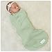 Woombie True Air Organic Fully Vented Swaddle (3- 6 Months, Pistachio)