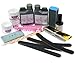 Prof. Nail Art Crystal Powder Acrylic Liquid Buffing Brush Pen Advanced Set L401