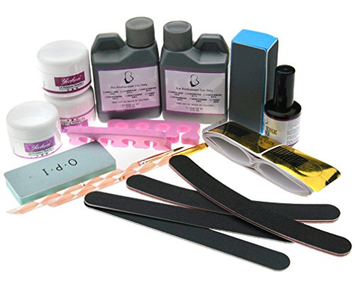 Prof. Nail Art Crystal Powder Acrylic Liquid Buffing Brush Pen Advanced Set L401