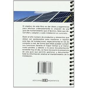 Guía de mantenimiento de instalaciones fotovoltaicas (Guías de Bolsillo)