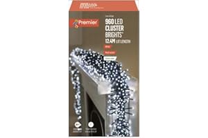 LIMEPEAKS FITNESS Limepeaks Premier 960 LED Multi Action Cluster Lights with Timer, Multi/Green