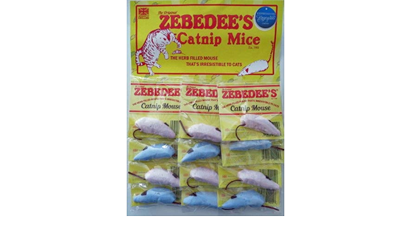 zebedee catnip mice