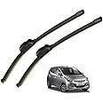 Auto Hub Car Wiper Blade Compatibility with Hyundai Eon - Set of 2 Pcs (D-22,P-14)