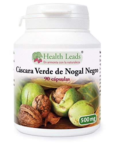 Polvo de Cáscara Verde de Nogal Negro (PCVNN) 500mg x 90 cápsulas