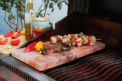 2 Salzsteine „DeLuxe“ BBQ Salzplatten zum grillen (4.4kg), mehrfach verwendbar - 3