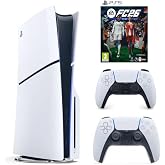 Sony PlayStation 5 Slim Disc with Extra Dualsense White Controller and FC26 - International Version