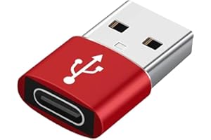 OOYES USB C Type C Fast Charger Adapter Plug For i-Phone 16 15 Pro Max ,PD 20W USB-C Type C Fast Car Charger Adapter Plug For Sam-sung S24,S23,S22 S21&More Usb c Female to USB A Male Cable Converter(Red)