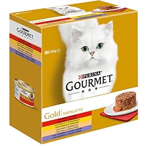 Purina Gourmet Gold Tartalette comida para gatos Surtido 8 x 85