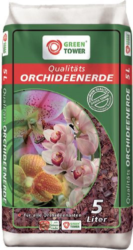 Preisvergleich Produktbild Qualitäts-Orchideenerde GREEN TOWER ORCHIDEEN-ERDE 5LTR.