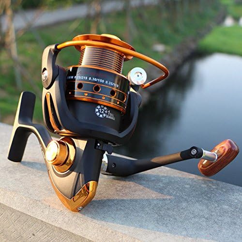 Buibao 13BB Fishing Spinning Reel Metal Saltwater Reels Freshwater Left Right Handed AX, AX6000