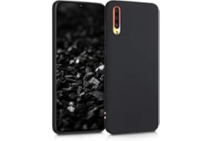 kwmobile Etui kompatybilne z Samsung Galaxy A70 - etui silikonowe - miękkie etui na telefon komórkowy - etui na telefon komórkowy w kolorze czarnym matowym