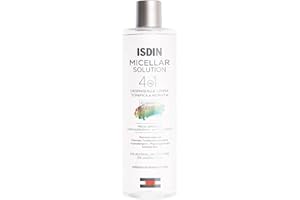 ISDIN Micellar Solution 4 in 1 (400 ml) | Acqua Micellare | Deterge, Strucca, Tonifica e Idrata