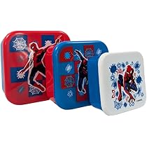 Lot De 3 Boîtes à Goûter Pat Patrouille - Pour Enfant - École, Crèche Ou Voyage - 3 Tailles