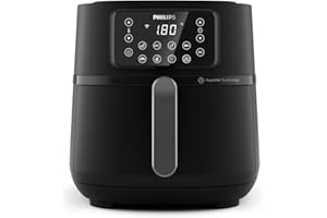 ‎PHILIPS Philips Airfryer 5000 Series Heißluftfritteuse XXL, 7,2L (1,4Kg), 16-in-1 Airfryer, Wifi Verbunden, 90% Weniger Fett Mit Rapid Air Technologie, Rezepte-App (HD9285/90)