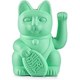DONKEY Products Winkekatze, Kunststoff, Mint, 15x10,5x9 cm