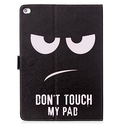 iPad Mini 4 Hülle, Deenor PU Leder Abdeckung Stand Flip Schutzhülle Hülle für Apple iPad Mini 4 Generation. (DON’T TOUCH MY PAD) - 3