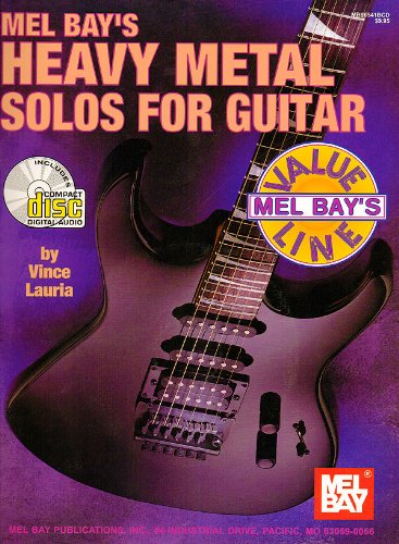 Book's Cover of Heavy Metal Solos for Guitar