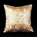 Produktbild LORENZO CANA - Home Edition - Marken Kissenhülle aus Seidenbrokat Seide Gold Beige Barock Kissenbezug - 96007