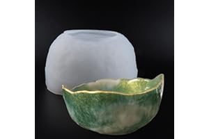 EPODA Stampo in silicone epossidico, in resina, per vassoio da tè, frutta e artigianato