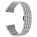 Produktbild TRUMiRR Galaxy Watch Active/Galaxy Watch 42mm/Garmin Vivoactive 3 Armband, 20mm Kristall Rhinestone Diamant Uhrenarmband für Withings Steel HR Sport, Huawei Watch 2, Withings Steel HR Sport