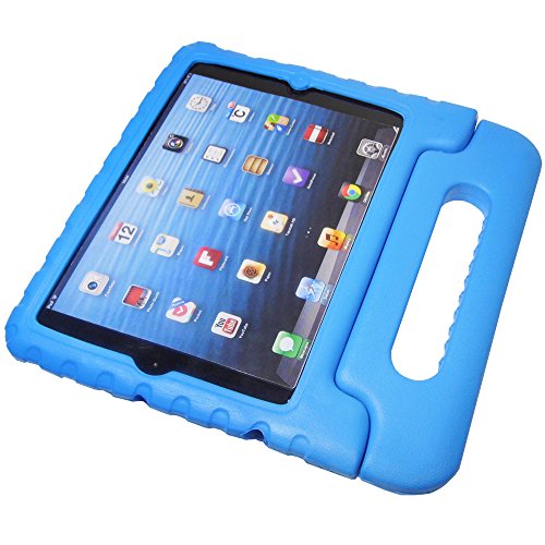 HCL A1133B, blau, stoßfest, mit Tragegriff und Ständer für iPad 2/3/4