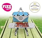 Volkswagen Grillständer + Picknickkorb, 2-in-1, Kühltasche, inkl. Einweg-Grill – Bild 2