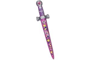 Liontouch - Épée de Princesse Licorne pour Filles - 3-6 Ans | Jouet de Style Médiéval avec Fleurs et Pierres Précieuses | Accessoire en Mousse Sûr et Durable pour Habillage Royal et Costumes