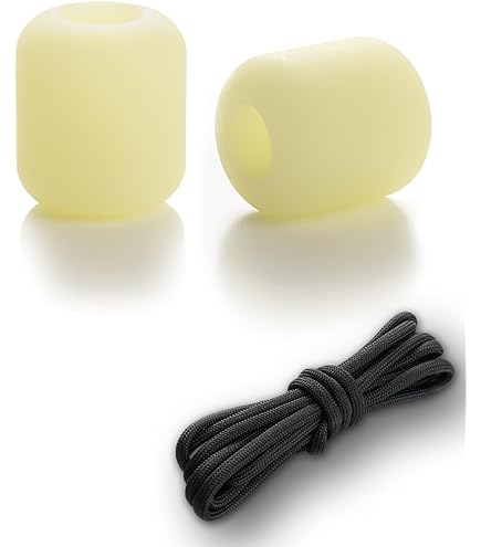 Messing Paracord-Perle Für Messer & EDC – Handgegossen, 3,8x2 Cm, Mit 550er Schlitz, Für Schlüsselband & DIY