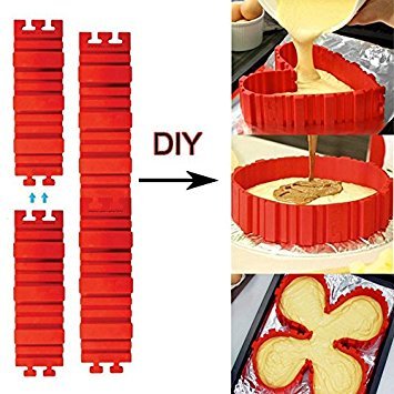 Aitsite Magic Bake Schlangen Kuchenbacken kuchenform Grade Silikon Backen Alle Kuchen DIY eine Vielzahl von Formen - 4