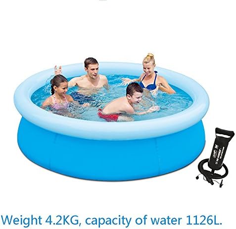 lyy Large Family Pool Play In The Water Inflatable Bathtub(For 5 People) ( Size : C )