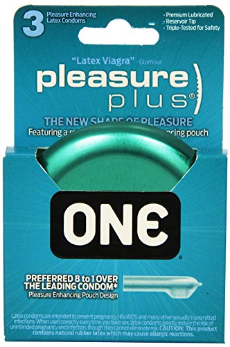 Preisvergleich Produktbild ONE Pleasure Plus - 3 Spezialformkondome inklusive Kondombox