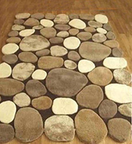 CAIJUN Rugs Handmade Acrylic Carpets, Stone Shape Carpet For Living Room Bedroom Coffee Table Carpet,rug Pad Area Rugs ( Size : 1.4*2.0m )