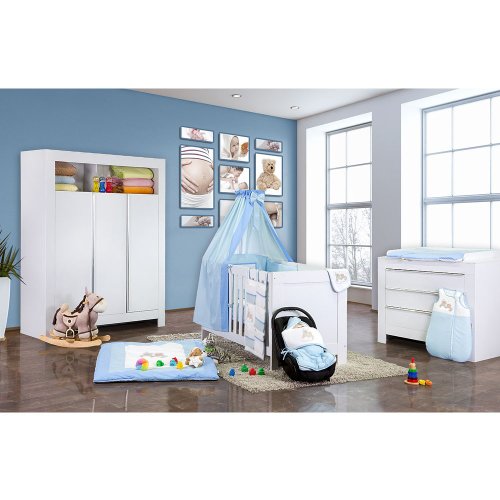 Preisvergleich Produktbild 13-tlg. Bettsetpaket von Joy in blau