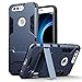 Price comparison product image Honor 8 Case - Terrapin Huawei Honor 8 Cover - Full Body Shock Resistant Armour Case - High-Tech Look - Dual Layer - Kickstand - Dark Blue