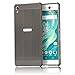 Produktbild Sony Xperia XA Ultra Hülle,Sunroyal Ultra-dünne Metallgehäuse Hybride Alurahmen Rückwandplatine Schutzhülle,Luxus Noble Schwarz Metal Frame Aluminium Metal Bumper Gehärtetem Glas Back Cover Stoßfest Kratzfeste Handy Schutzhülle Tasche Case für Sony Xperia XA Ultra-Black