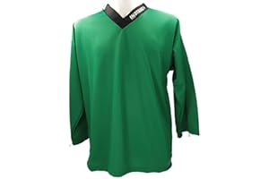 Instrike Maglia da allenamento professionale per hockey su ghiaccio e hockey in linea per bambini e adulti, con logo discreto per essere stampato, in jersey di alta qualità, stabile e comodo da