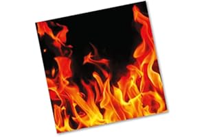 DH-KONZEPT 20 Servietten * FEUER * für Geburtstag, Grillabend oder Party // Napkins Papierservietten Geburtstag Mottoparty Feuer Sommer Feier Garten BBQ Grillen Barbecue Chili