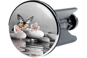 ‎SANILO Sanilo Bathroom Sink Plug Many Beautiful Basin Plugs to Choose From Universal with Vanesa Motif