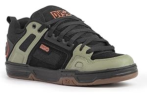 THE BLUESKIN DVS Scarpe da Skateboard - Scarpa da Uomo Professionale Skate - Comanche Black - Olive - Orange