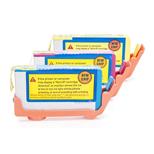 Inkadoo® XL Tinte passend für HP PhotoSmart C 5370 ersetzt HP 364 CB323EE – 3x Premium Drucker-Patrone Kompatibel – Cyan, Magenta, Gelb – 3 x 15 ml - 2