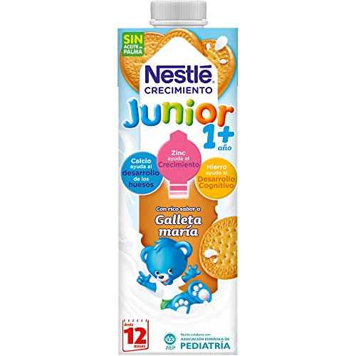 Nestlé Junior 1+galleta María Leche para niños a partir de 1 año - 1l