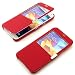 Produktbild Flip Handy Case für das Samsung Galaxy S7 Tasche Cover Schutz Hülle View Funktion mit Magnetverschluss ScorpioCover rot
