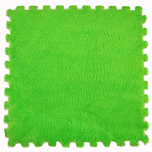 Preisvergleich Produktbild GHGMM Teppich Fußmatten Krabbelmatte, Haushalt Spleiß Anti-Fall Schaum rutschfeste Matte Schallschutz Krabbeldecke, 8 Farben, Freie Kombination,Green,10pcs