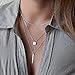 Price comparison product image Elistelle Moon ANKK0 Design Collar Pendant Choker Necklaces Mehrr Row Chain Necklaces for Women G