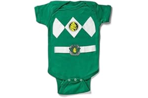 Power Rangers Baby Ranger Kostüm Strampler Onesie (12-18 Monate, grün)