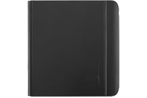 Custodia Notebook SleepCover per Kobo Libra Colour – Nero | Tecnologia Standby/Risveglio | Supporto integrato con 2 orientamenti | Pelle sintetica | Compatibile con eReader