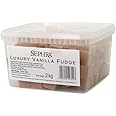 Sephra Fudge Cubes 2kg in Resealable Plastic Tub - Bite Size Pieces