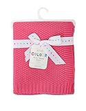 Silver Cloud Love Cotton Blanket (Raspberry)
