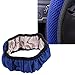 Rrimin Diameter 38 cm Casual Handbrake Auto Car Steering Wheel Cover Car Decoration Auto Supplies (Blue) RS.345.00